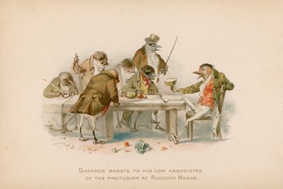 Illustration for The Twigs or Christmas at Ruddock Hall by Robert Dudley